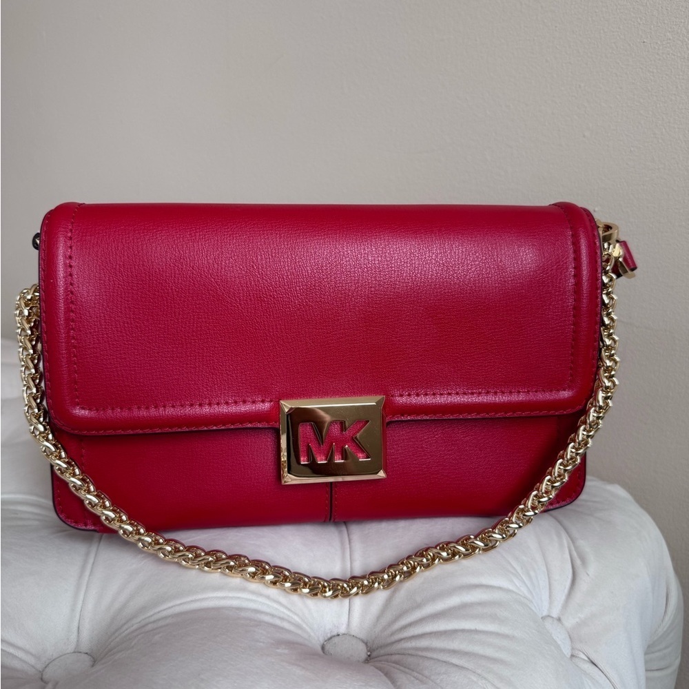 NWOT Michael Kors Sonia Medium Leather Shoulder Bag